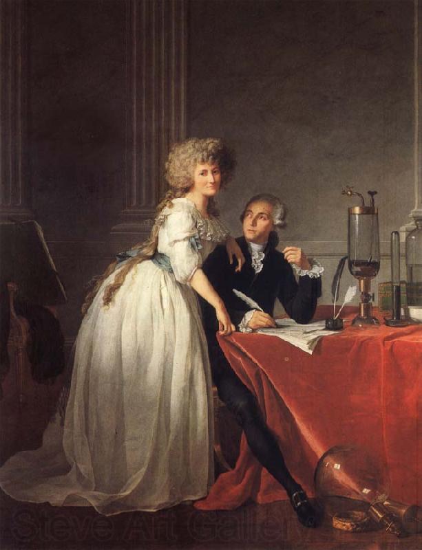 Jacques-Louis David Antoine-Laurent Lavoisier and His Wife
